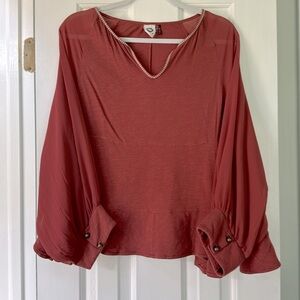 Alexi + Kin Anthropology boho top